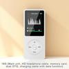 Bluetooth MP4 Music Player Compact Walkman Support TF Card Insertion for Daily English Listening Reading Entertainment