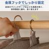 HINACO Hanging Storage 3 Closet Clothing and Small Item Hanging Storage Gray Rack, Tiers, Storage, Foldable, Space-Saving, Breathable, Storage,