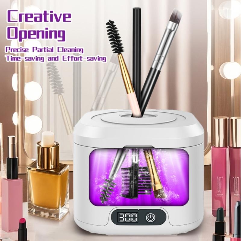 Lightweight Jewelry Cleaner Portable Eyeglasses Cleaning Machine Cleaning Machine For Home Retainer Travel Accessories