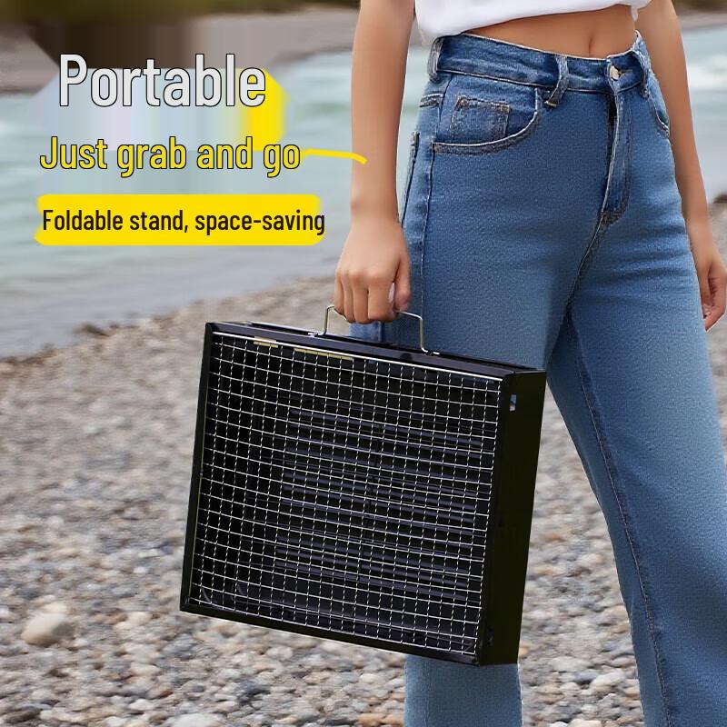 Shang Kao Jia Bærbar Utendørs Kullgrill