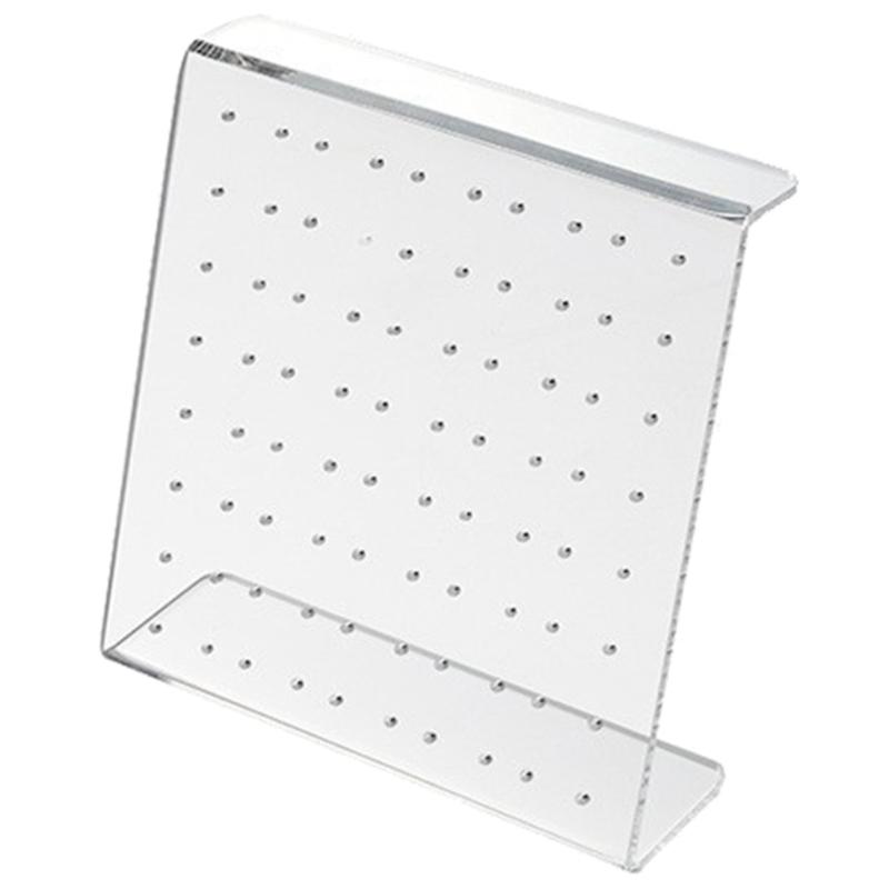 

50/80 Holes Earrings Display Stand Ear Studs Holder Acrylic Jewelry Display Holder Earring Showcase Organizer Storage L