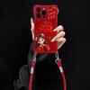 Bixin Girl Lanyard Is Suitable for Apple 17promax Mobile Phone Case iPhone16/15/14pro Women's Sticker.