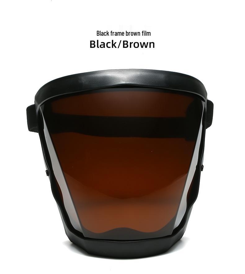 High-Definition Anti-Fog Full Face Shield - Windproof & Dustproof Protective Mask