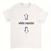 Men'S White Funny Meme T-Shirt White Monster Pattern Print Crew Neck Short Sleeve T-Shirt Breathable Casual Shirt