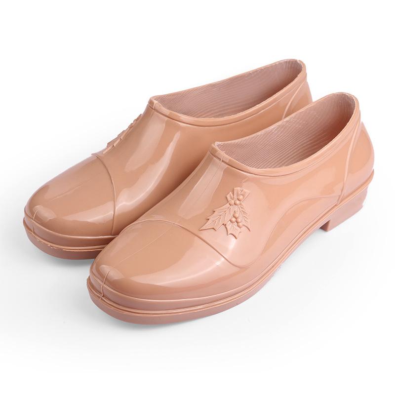 Rain Boots Women Waterproof Ankle Rubber Shoes Woman Working Garden Galoshes Comfort Water Shoes Botas De Agua Mujer Lluvia