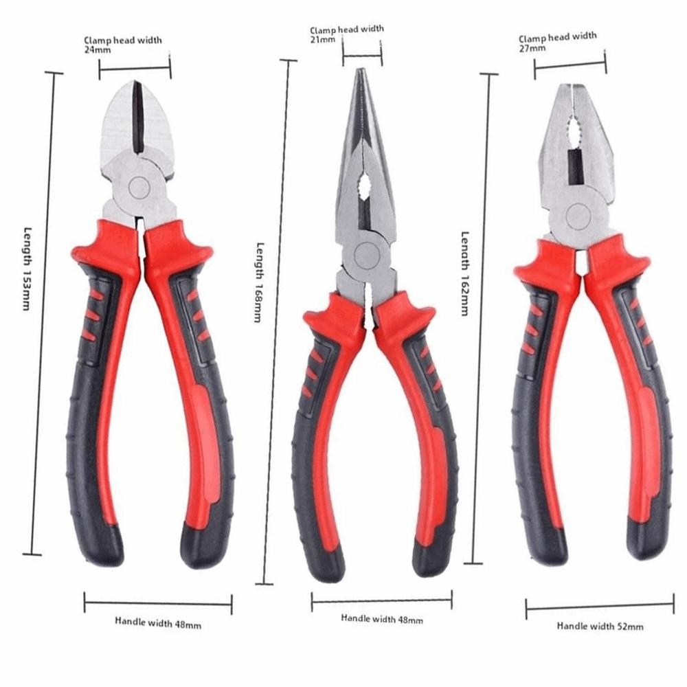 Large Opening Wire Stripping Pliers Cable Cutting Multifunction Hand Tool Metal Wires