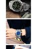 FENSIR Engraved Mesh Men's Retro Calendar Quartz Watch In European and American Style