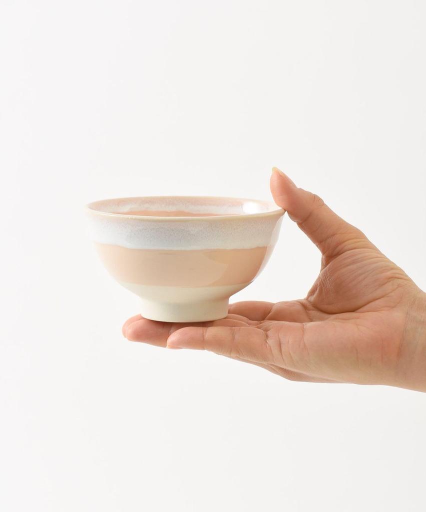 BRUNO BRUNO Mino Ware Pair Gift Set, Tea Bowls, Pink, No Size, RBHK010-PKxBL