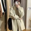 Medium To Long Knitted Sweater Jacket for Women In Winter New Thick Loose Lazy Style Cardigan for Outdoor Wear