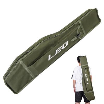 1.2M Fishing Bag Folding Fishing Rod Reel Bag Fishing Pole Tackle Case Storage Bag Travel Shoulder