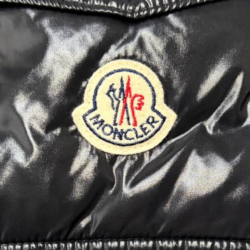 Used MONCLER MAYADown jacket Shiny black Nylon mens