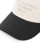 Eondeokeonteulol Cotton Logo Trucker Ball Cap Slogan / Soft Deep Black