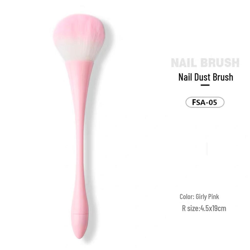 Petit Pinceau à Poussière Maquillage & Nail Art Taille Fine - Pinceau Blush & Poudre Influenceur