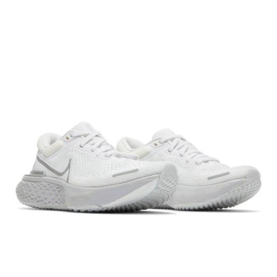 Nike Wmns ZoomX Invincible Run Flyknit 'White Metallic Silver' CT2229-101