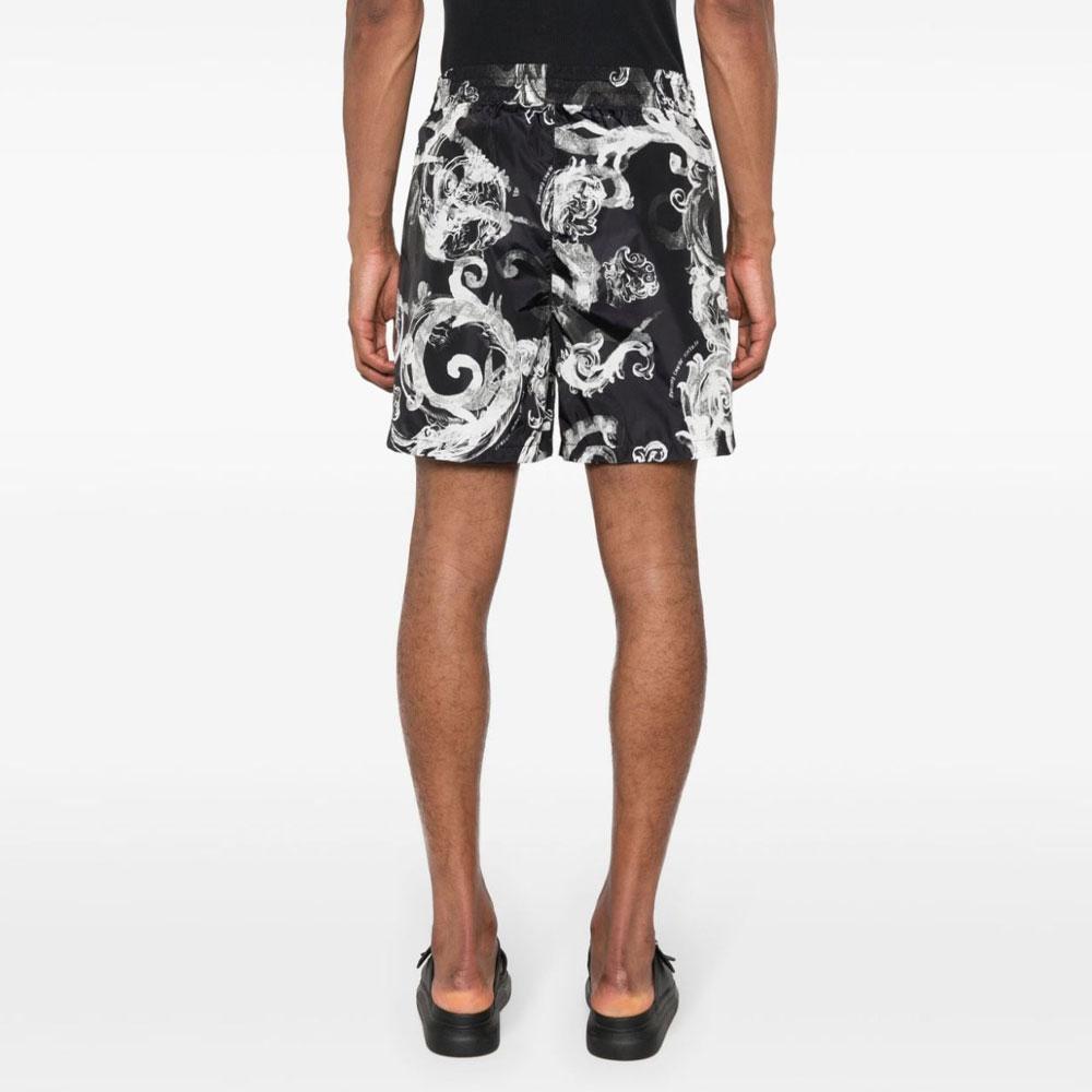 VERSACE JEANS COUTURE Print Drawstring Shorts 76GAD115-CQS85-899