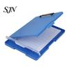 Sturdy Polypropylene Storage Folder Plastic Clipboard with And Pen Holder, Letter Size Slimcase Smooth Writing Surface Folder, Durable Portable
