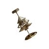 Iron Candle Holder Stand with Christmas Flower Star Snowflake Elk Tree Pattern Candlestick for Home Tabletop Decoration