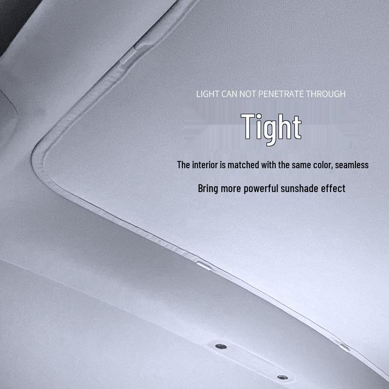 Tesla Model 3/Y Sunroof Sunshade: Heat Insulation & Sun Protection Roof Cover