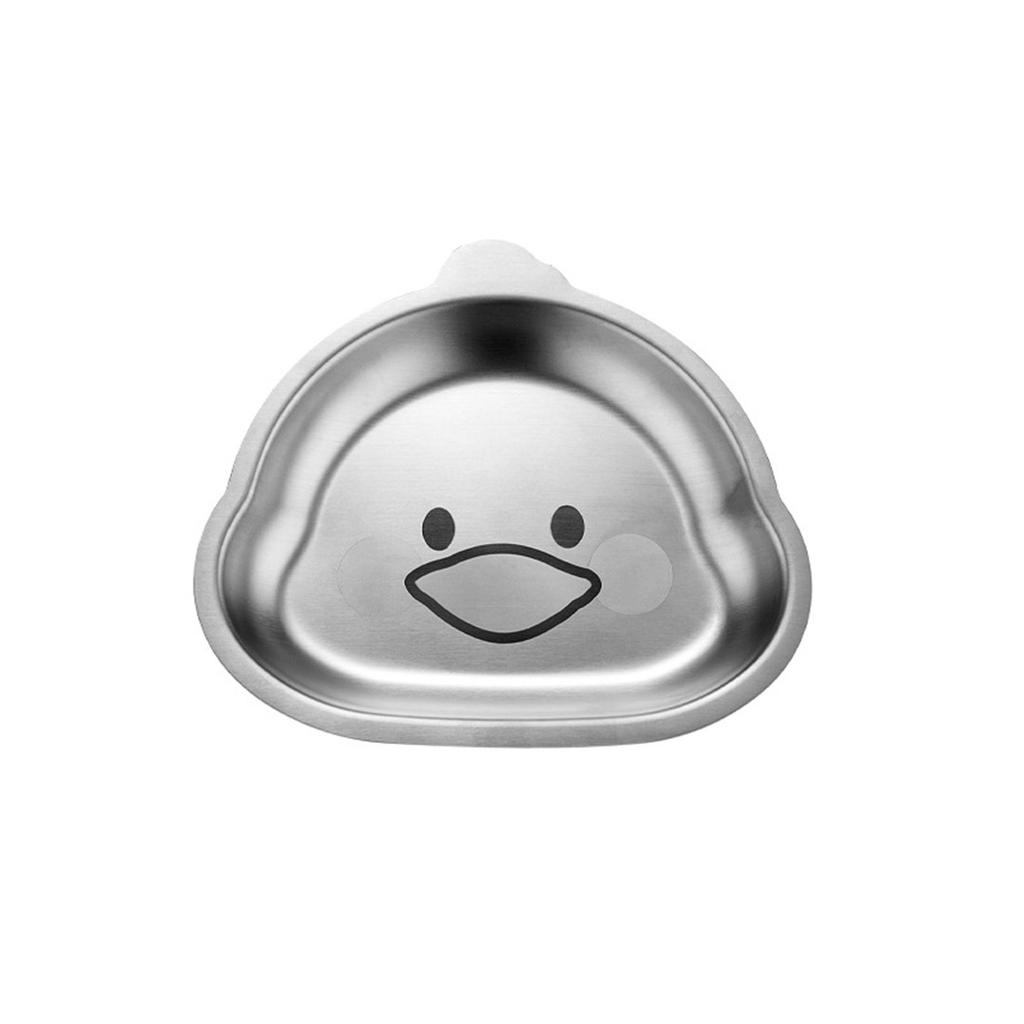 Children Plates Children Dinner Trays Cartoon Children Food Containers Stainless Steel Material for Children Restaurant