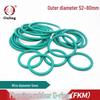 Green Fluororubber O-ring, OD Options: 52/55/56/58/60/62/65/68/70/75/80mm x 5mm