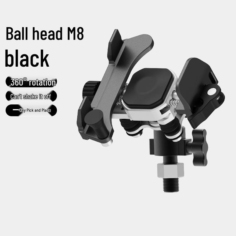 Durable Aluminum Motorcycle & Bicycle Phone Holder
