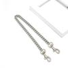 Handbag Chain Strap Metal Shoulder Crossbody Replacement Strap Chain with Buckles Bag Chain Strap with Faux Pearl Extension Chain for Ladies Purse