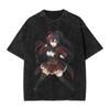 High School DxD Rias Gremory Anime Graphic Unisex Heavy Cotton Vintage Black Streetwear T-Shirt