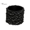 Concave Convex Flowerpot 3D Printed Wave Pattern Plant Pot, Matte White Succulents Planter, Integrated Molding Simple Design Pot Smooth Decorative