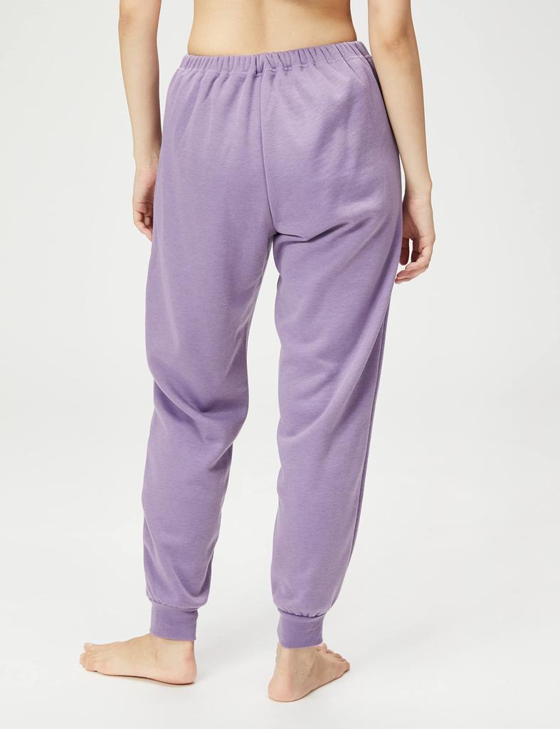 Room Wear Tuche Long Sleeve Long Pants Boa Fleece Lining Biolet LL [Gunze] Women's