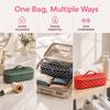 with Handle Curler Storage Bag Polka Dot Makeup Bag Fashion Hair Dryer Storage Bag  For Travel