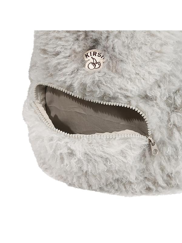 Kirsh Cherry Fur Mini Backpack [Light Grey]