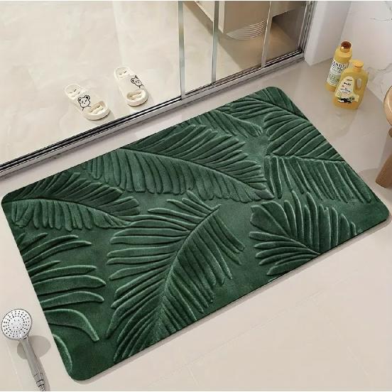 3D 3D Carpet Diatomaceous Earth Mat Bathroom Water-Absorbing Foot Mat Entrance Wear-Resistant Doormat