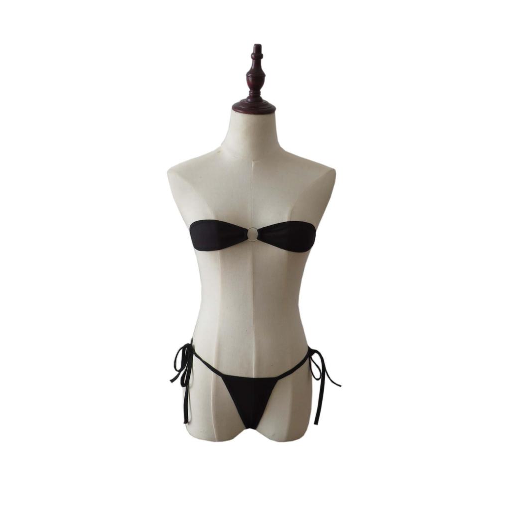 Women's Sexy Sheer Three-Piece Bikini Set - Lingerie & Swimwear