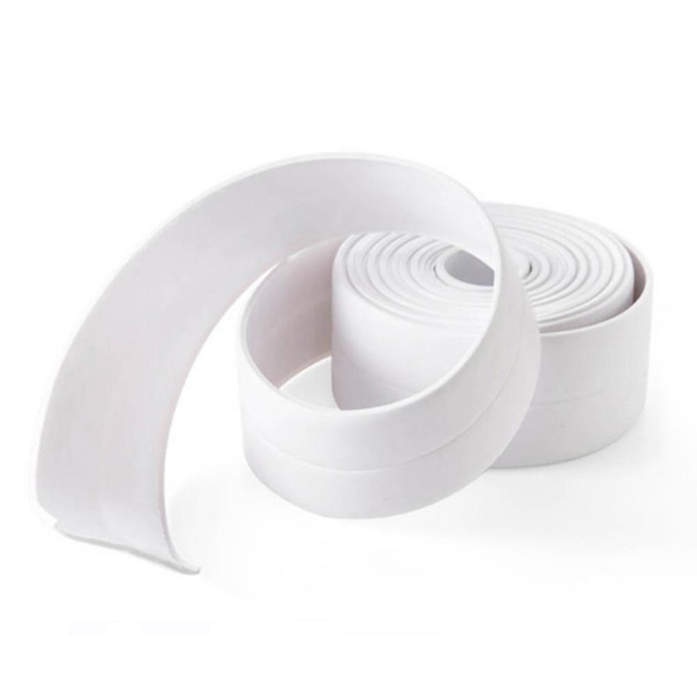 2.2cmX3.2m Kitchen Caulk Tape Sealant Strip Self Adhesive Waterproof/Mildewproof/Cockroach Prevention Tape for Sink Stove
