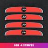 DIG1 4 Pieces Anti-collision Strip Protective Stickers With Car Logo For Volkswagen VW Tiguan CC Jetta Polo Golf 4 5 6 Passat B5 B6