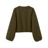 Women's Casual Fashion Loose Solid Color Long-sleeved Jacket Tops