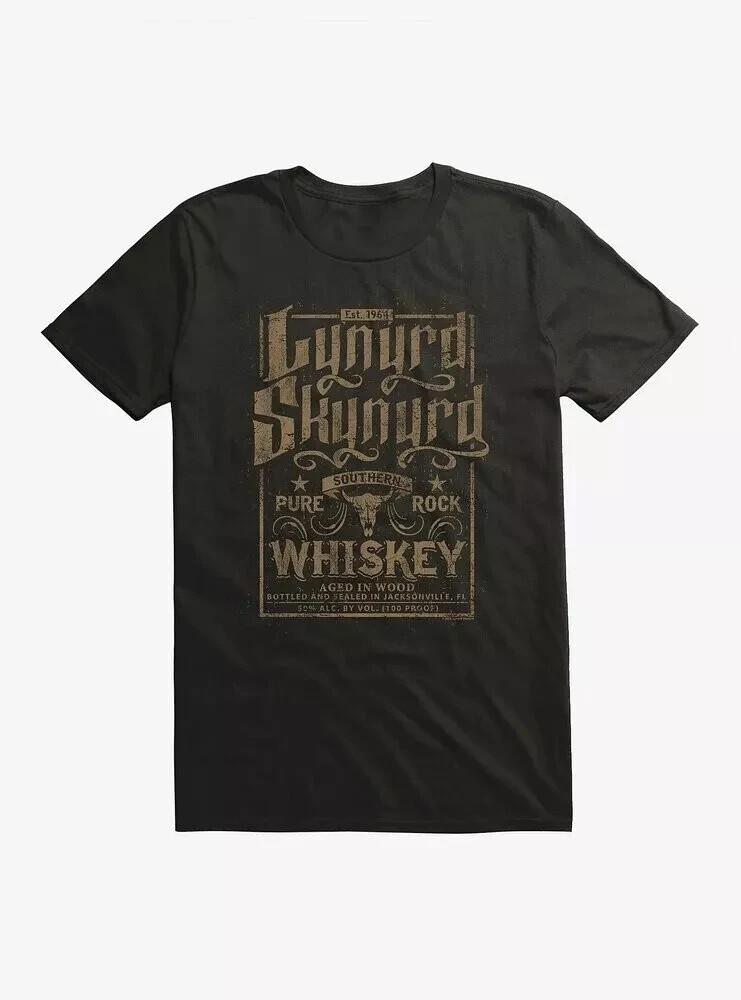 Lynyrd Skynyrd Pure Southern Rock Whiskey Unisex Cotton T-Shirt Size S to 5XL XXXXL