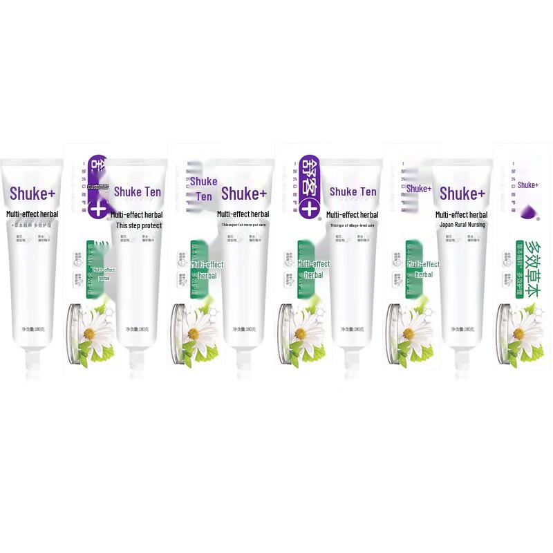 Shuke Multi-Effect Herbal Toothpaste 5-Pack