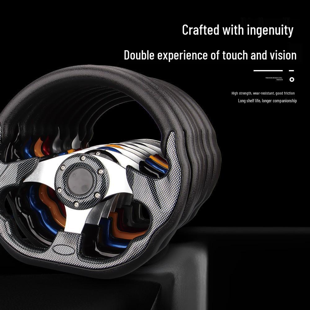 Universal Racing Steering Wheel, suitable for 13-inch steering wheels, ideal for modified and racing cars.