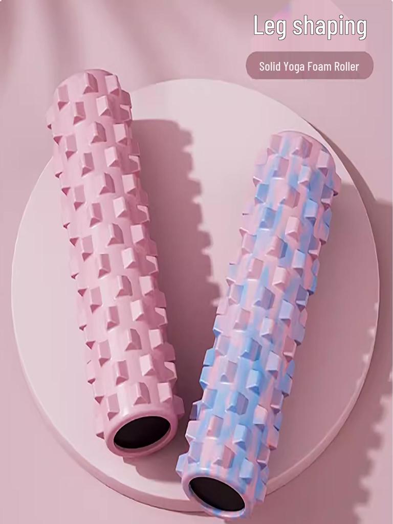 EVA Camouflage Foam Roller 45CM: Spiked Massage Roller for Pilates, Muscle Relaxation, Yoga, and Back Opener