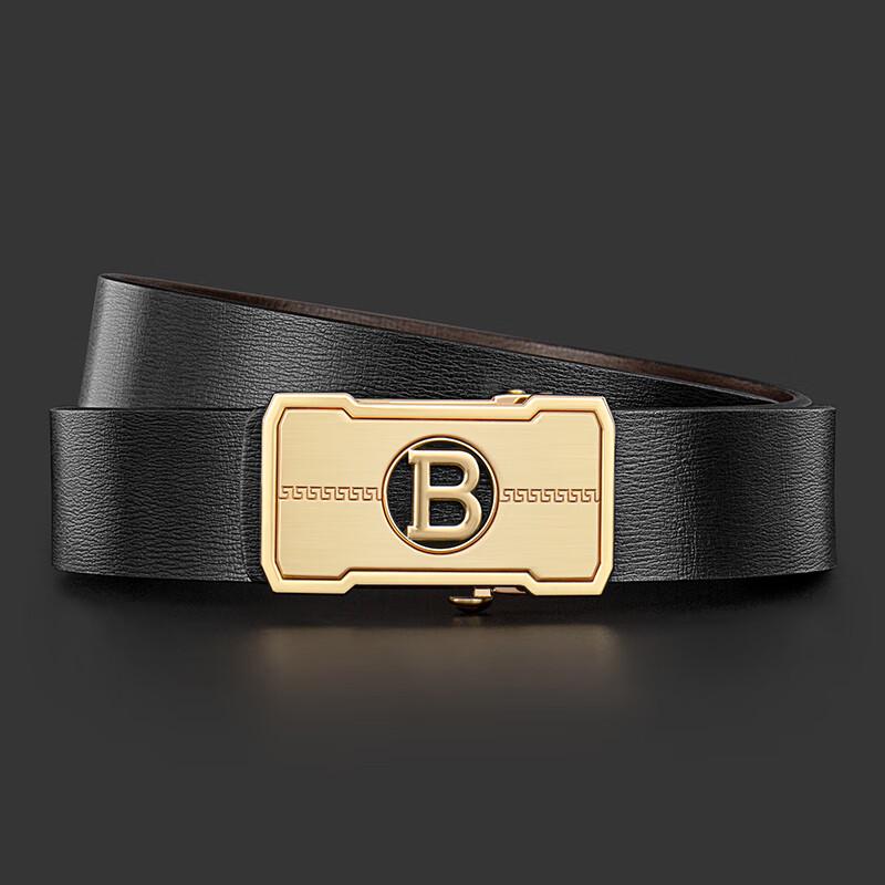 COW Men's Genuine Leather Automatic Buckle Belt