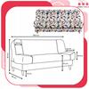 Kanapa sofa Sara Print rozkładana wersalka spania bonell łóżko Family meble 
