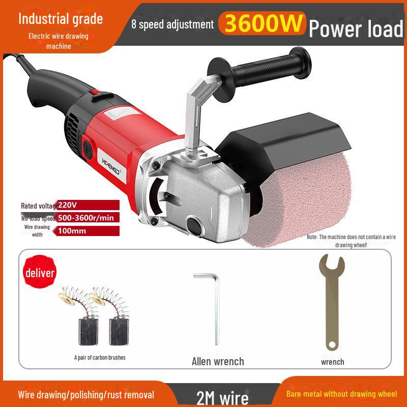 

Восьмискоростной промышленный высокомощный волочильный и шлифовальный станок Hengpeng