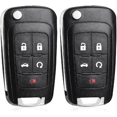 Key Fob Replacement For Chevy: 2013-2016 Malibu,2012-2017 Sonic, 2011-2016 Cruze, 2010-2016 Camaro, 2010-2017 Equinox, 2014- Impala, Buick GMC,