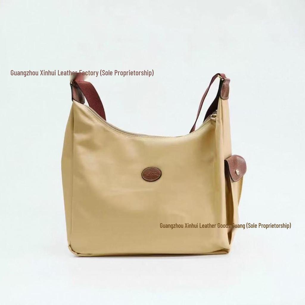 Faye Wong Style Dragon Inlay Waterproof Nylon Crossbody Hobo Bag - Large Capacity Travel Shoulder Bag