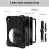 Mini4/mini5 Tablet Protective Cover with Hand Strap, Rotating Bracket, Shoulder Strap; 3-Layer Anti-Fall Shell