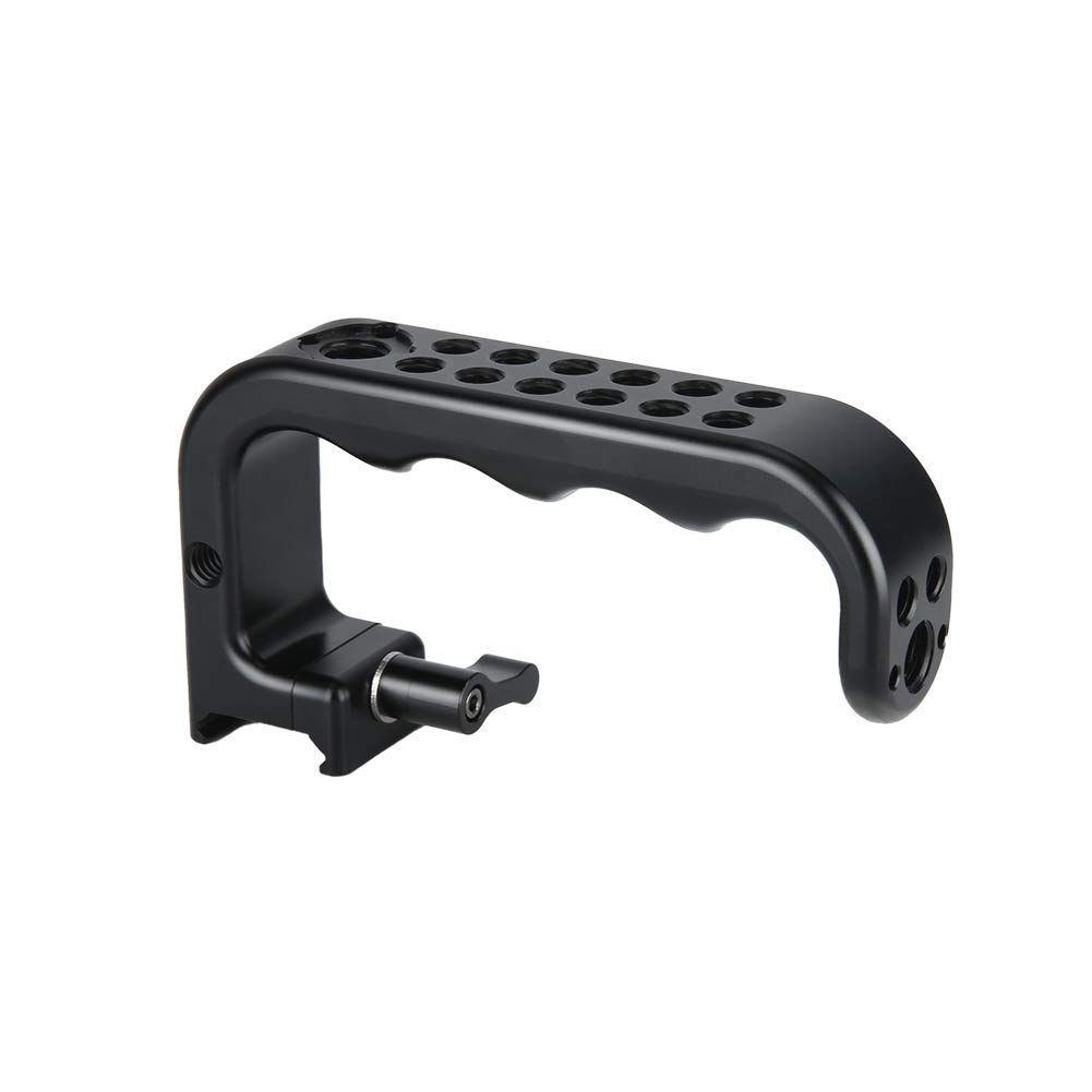 

NICEYRIG Top Handle NATO Clamp Handle Grip, NATO Top Handle, Arri 3/8 Thread Thread, Camera Handle, Photography Rig (1 Piece) -393