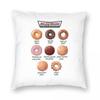 Krispy Kreme Doughnuts Square Pillowcase Polyester Linen Velvet Creative Zip Decorative Pillow Case Home Cushion Cover x