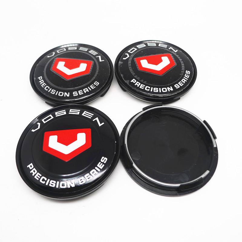 4pcs 63mm Vossen Wheel Center Caps Hub Rims Cover Car Styling Dust Cover Badge Emblem 57mm