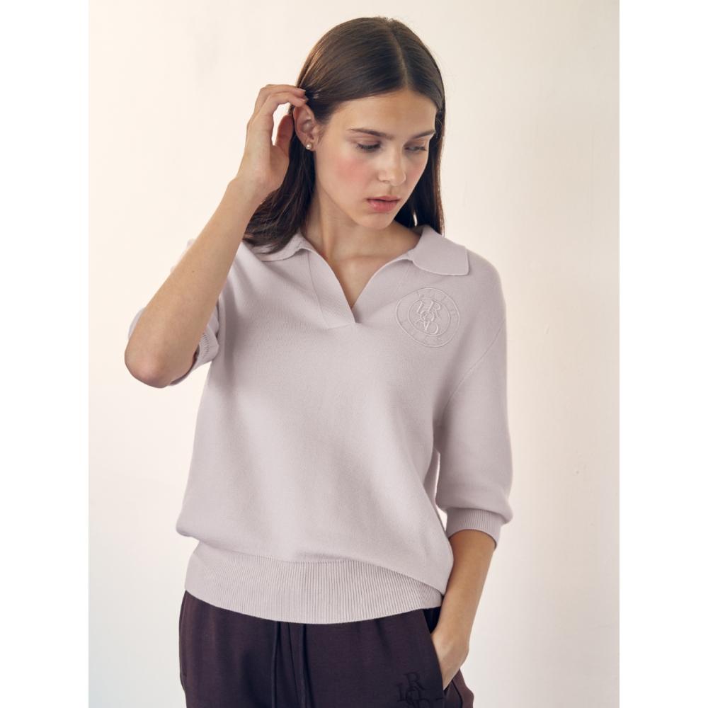 

ТРИКОТАЖНЫЙ ВОРОТНИК LORDLOAR SIGNATURE РОЗОВЫЙ